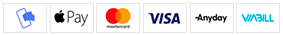 Betalingsmetoder: MobilePay, Visa, Mastercard, Dankort, Viabill, Anyday