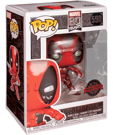 Deadpool funko pop figur first appearance - Marvel