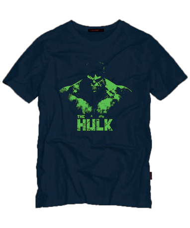 Blå Hulk t-shirt til voksne - Marvel