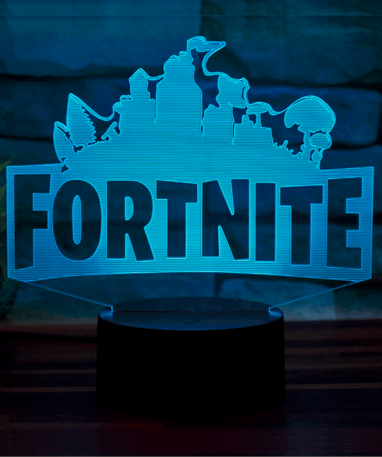 Fortnite logo lampe - 3D