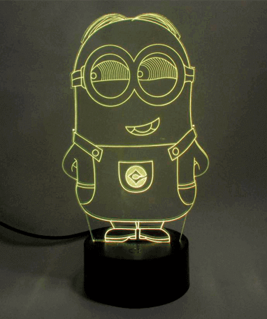 Minions 3D Lampe - Despicable Me lampe