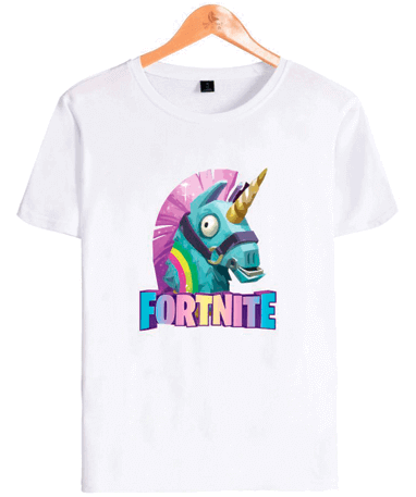 Fortnite Llama t-shirt til børn og unge - hvid Fortnite trøje