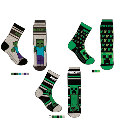 Minecraft sokker i farver