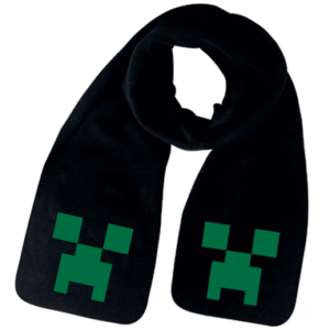 Minecraft halstørklæde - sort