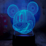 Mickey Mouse 3D lampe