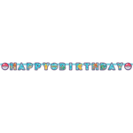 Pokemon happy birthday banner - fødselsdagspynt