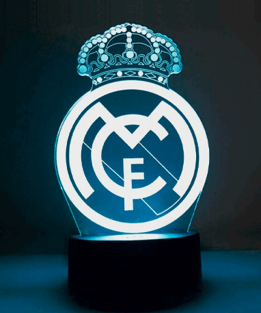 Real Madrid 3d lampe
