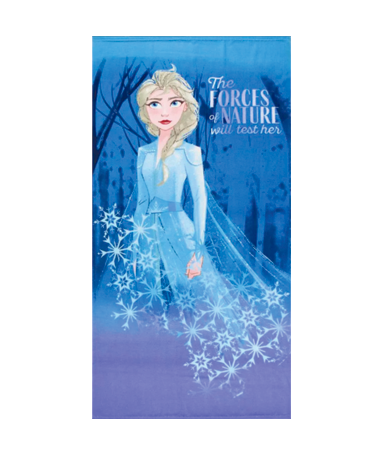 Billede af Disney Frost Anna og Elsa håndklæde - 70x140cm