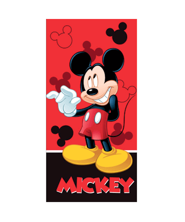 Billede af Mickey Mouse håndklæde 70x140cm