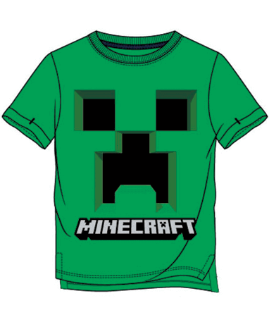 Minecraft t-shirt til børn - Creeper