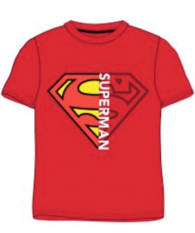 Superman t-shirts Rød (4-8 år) [1-2 Dages Fragt 29,-]