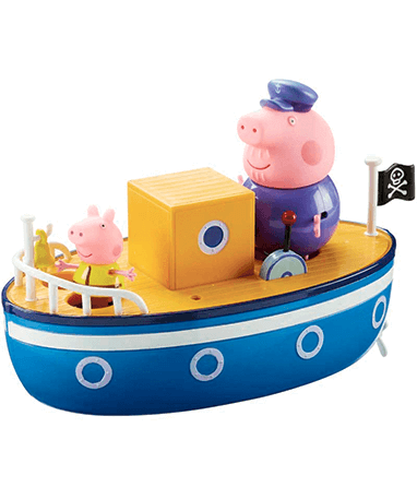 Gurli Gris båd - Bedstefar gris sejler - legetøj