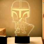 Mando lampe - The Mandalorian 3d lampe