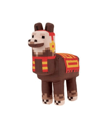 Billede af Minecraft brun lama bamse - 20 cm