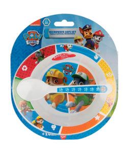 Paw Patrol Tallerken og ske