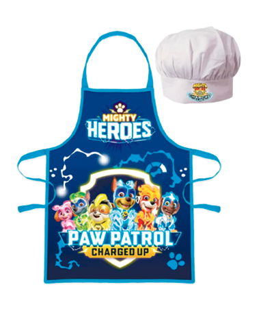Paw Patrol forklæde & kokkehue