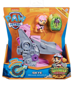 Paw Patrol Dino Deluxe Skye køretøj & Figur