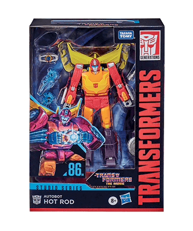 Transformers Voyager figur & Bil - 86 Hot Rod