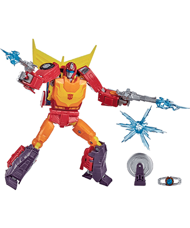 Voyager figur & Bil - 86 Hot Rod - Transformers