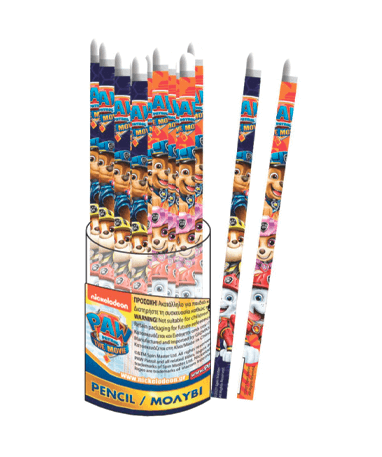 Paw Patrol blyanter med hviskelæder - 2 stk.