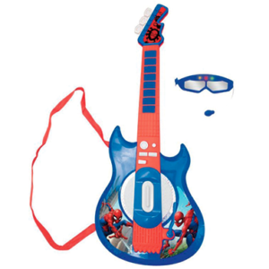 Spiderman elektrisk guitar med lys