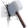 Thors hammer - 3D lampe