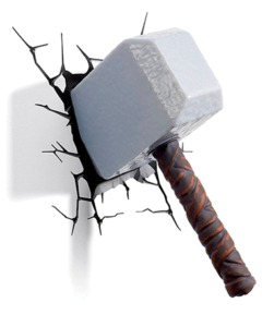 Thors hammer - 3D lampe