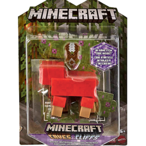Minecraft Red Sheep actionfigur - 8cm