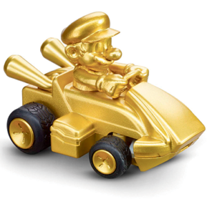 Super Mario Kart - Mini Mario guld Fjernstyret Bil