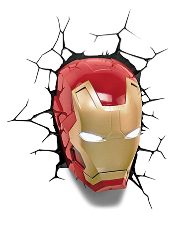 Iron Man Maske Led 3D Lampe
