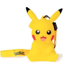 Pikachu nøglering med LED lys- pokemon