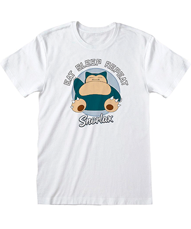 Snorlax t-shirt til voksne - Pokemon