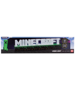 Minecraft logo lampe