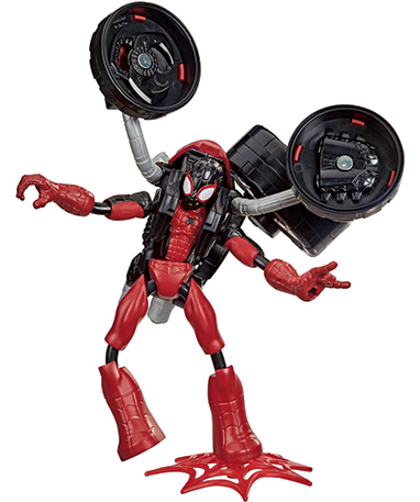 Spiderman Bend & Flex figur & motorcykel - Marvel
