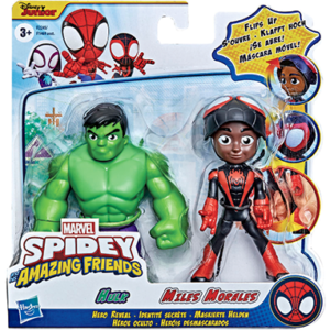 Spiderman Fantastiske venner Miles & Hulk