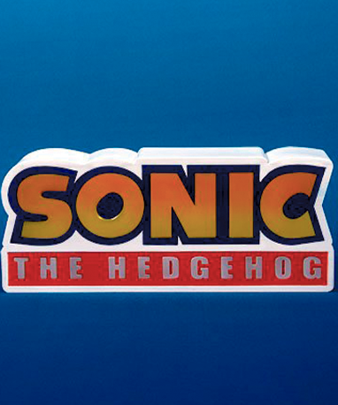 Sonic The hedgehog Led Logo lampe