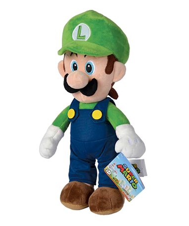 Luigi bamse 30 cm - Super Mario
