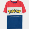 Pokemon t-shirt til børn - Rød, hvid & blå