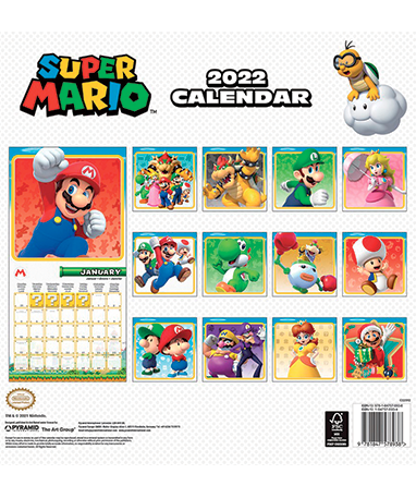 Super Mario 2022 kalender