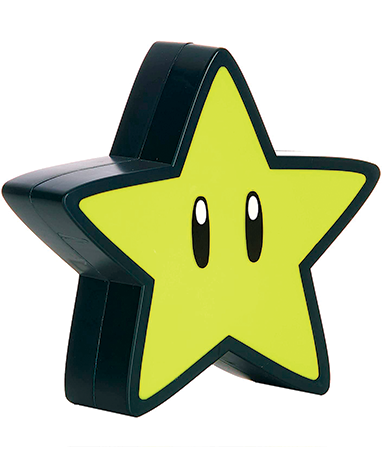 Super Star Lampe med lyd - Super Mario