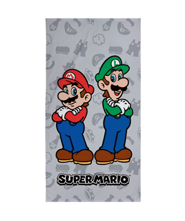 Super Mario badehåndklæde - 70x140cm