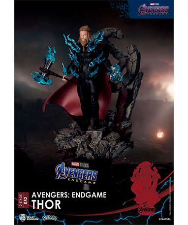Se Avengers - Thor figur - Endgame D-Stage PVC Diorama - 16 cm hos MerchShark