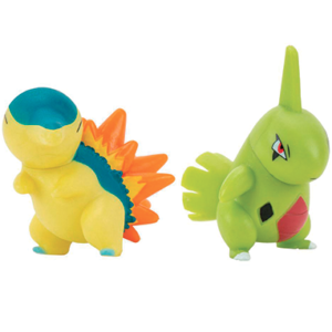 2 Pack Cyndaquil & Larvitar - Pokemon Battle Figure