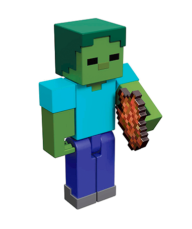 Minecraft Zombie figur
