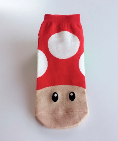 Super Mario Mushroom sokker - One Size