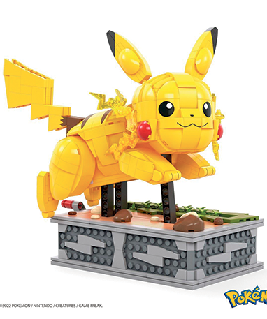 Se Pikachu Kinetic MEGA figur - Pokemon hos MerchShark