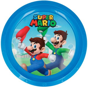 Super Mario plastik tallerken til børn