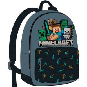 Minecraft logo skoletaske