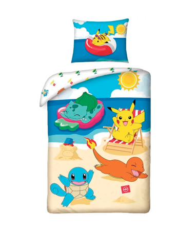 Pokemon sengetøj - på stranden