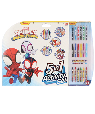 Spiderman Farveblyanter, tusch m.m. - 5-1 set